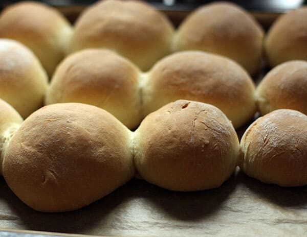 Milchbrötchen mit wenig Zucker - selber gebacken