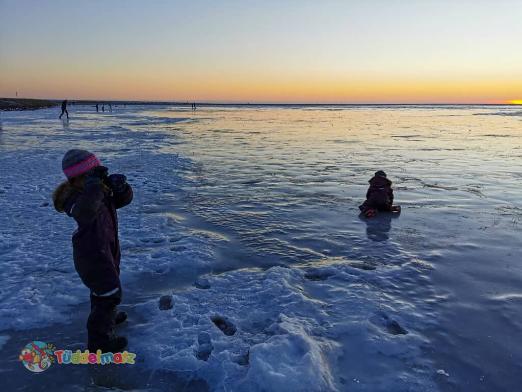 Sonnenuntergang an der Nordsee während der Mutter-Kind-Kur