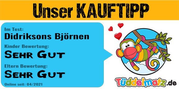 Unser Kauftipp für Kindergarten Kinder - Testsiegel Tüddelmatz